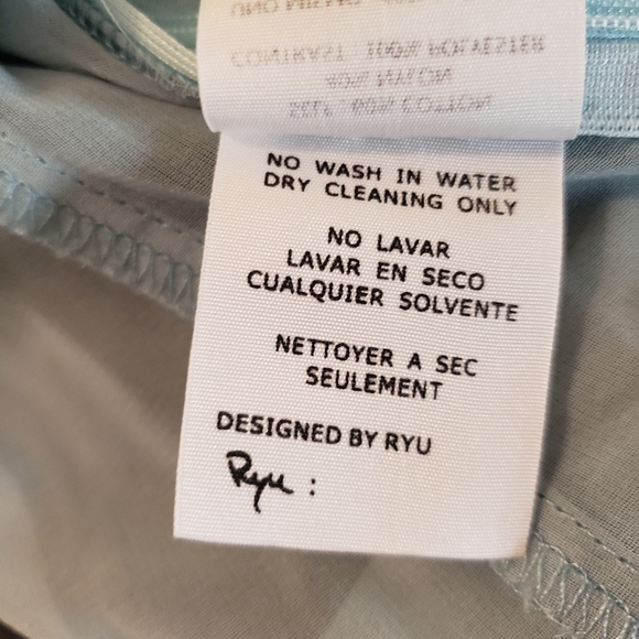 Ryu Anthropologie Lace/Chiffon 3 Bows Tank Blouse (S) - Picture 15 of 15